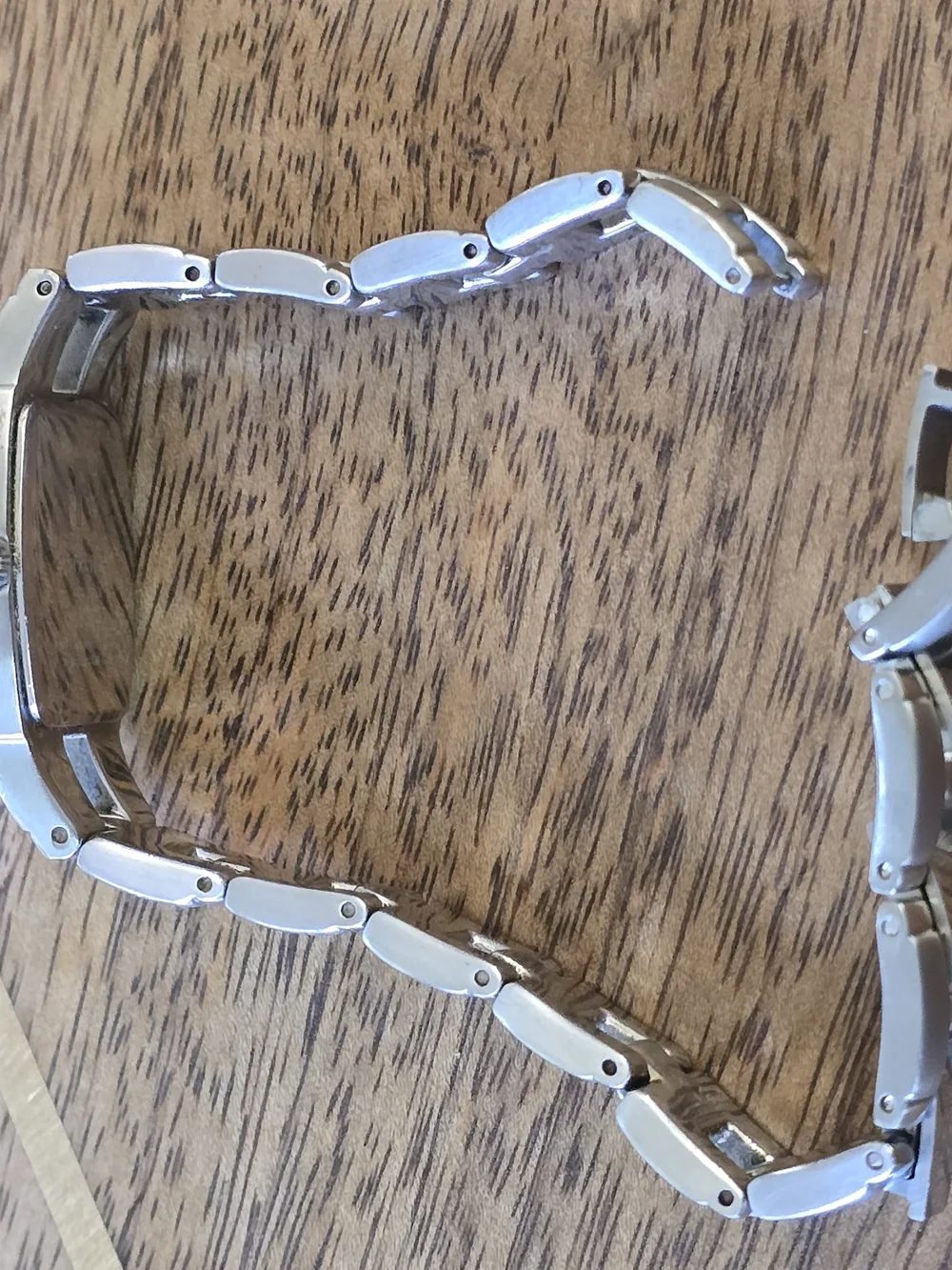 Fossil Stainless Steel Rectangle Watch - Silver